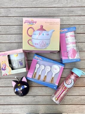 Sailor Moon Kitchen Set ✨ Teapot Mug Measuring Cups & Spoons Bottle Timer